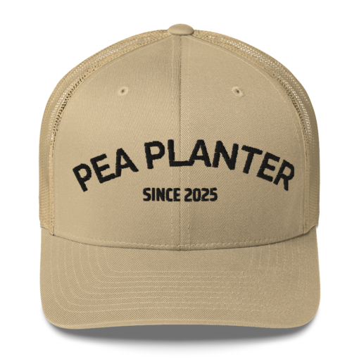 Black Pea Planter Trucker Cap - Image 4