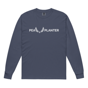 White Pea Planter Heavy Long Sleeve