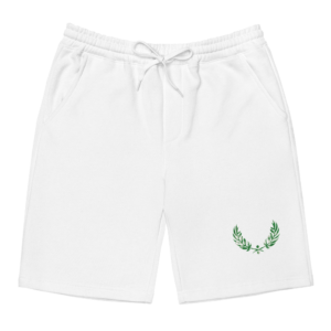 Men's Green Madras Fleece Shorts