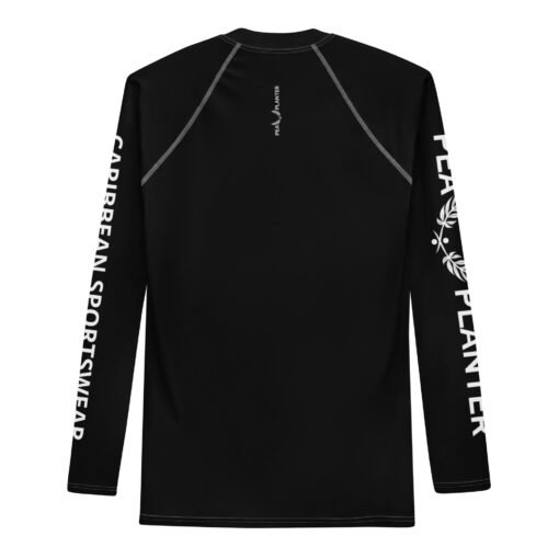 Black Caribbean Sportswear Rash Guard - Image 2