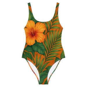 One-Piece Floral Swimsuit