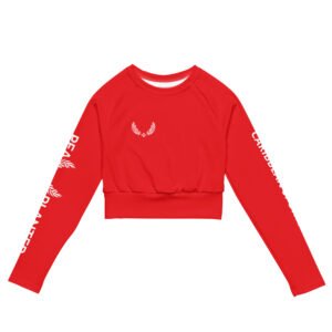 Alizarin Caribbean Sportswear Crop Top