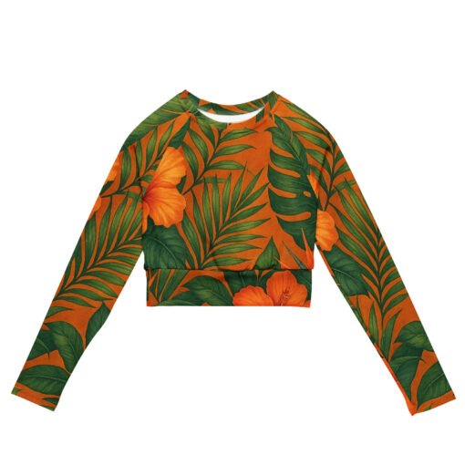 Floral Caribbean Sportswear Crop Top