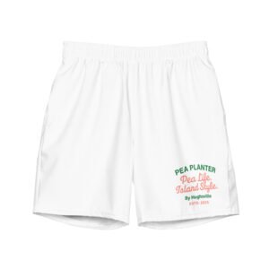 White Caribbean Sportswear Swim Trunks