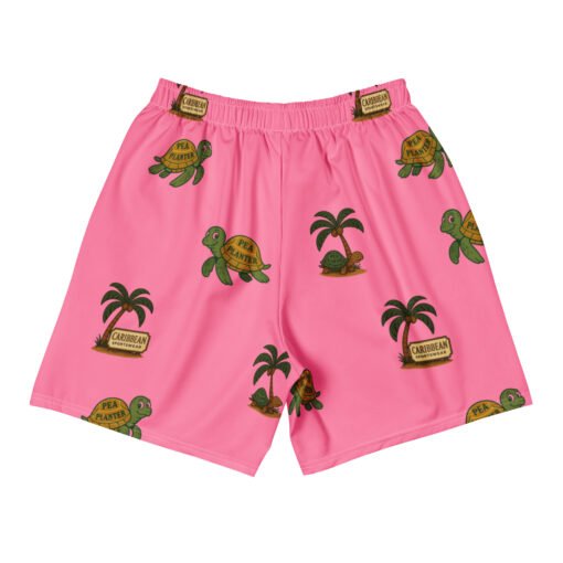 Pink Graphic Caribbean Sportswear Shorts - Image 2
