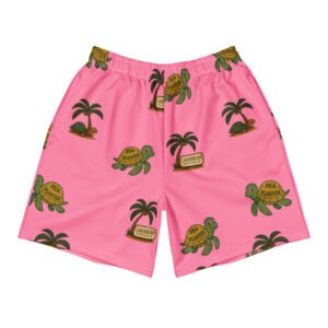 Pink Graphic Caribbean Sportswear Shorts