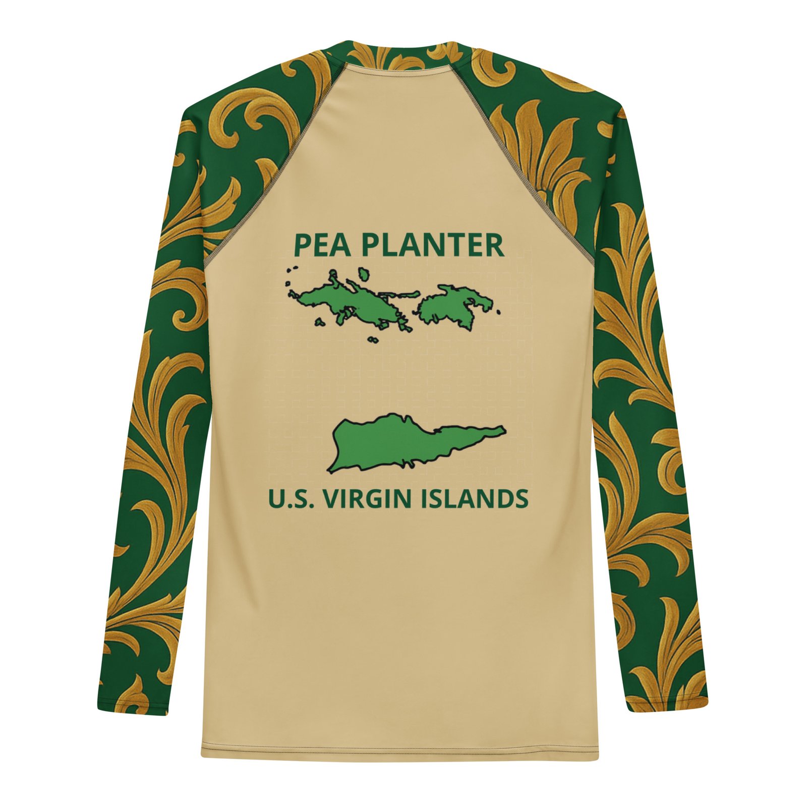 Pea Caribbean Sportswear Wreath Rash Guard - Image 2