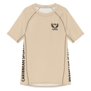 Champagne Caribbean Sportswear Short Rash Guard