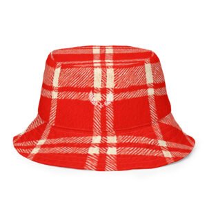 Reverse Red Pea Bucket Hat